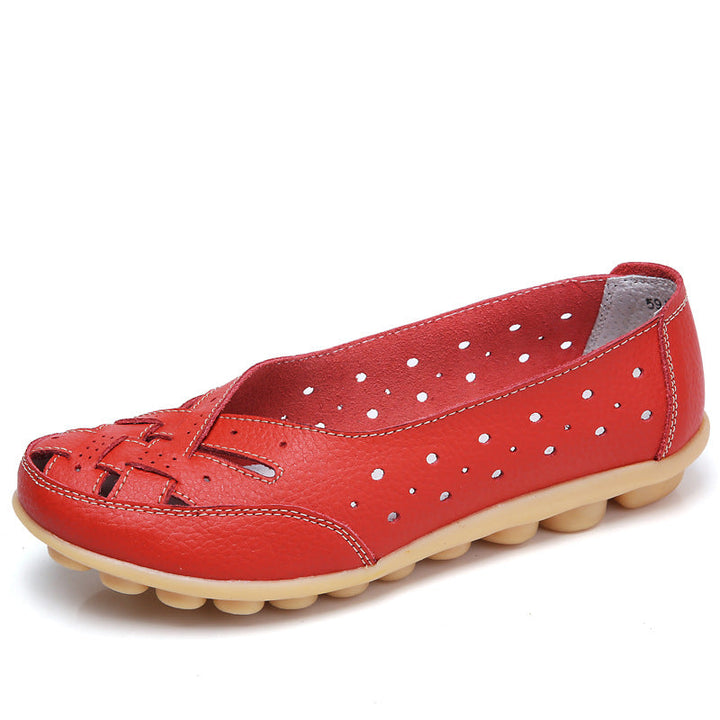 Luenama | Mocassins Confortables en Cuir pour femmes