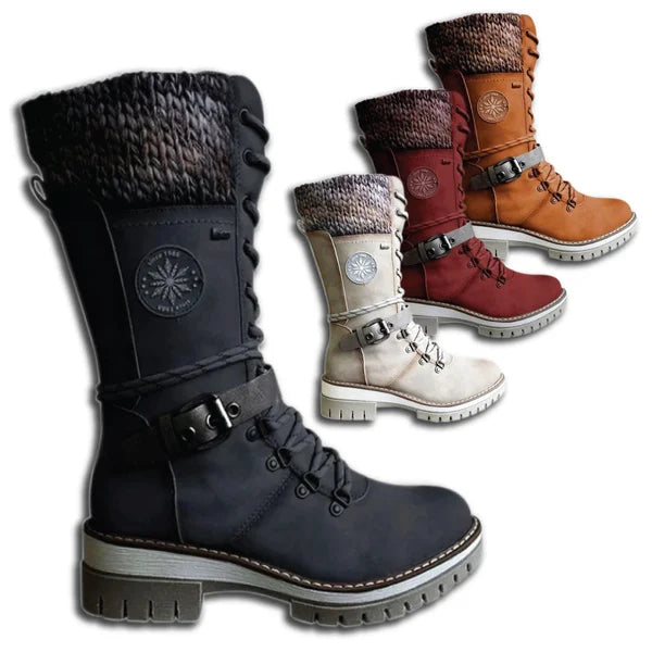 Kylee Bottes Hautes Femme Hiver Élégantes avec Isolation Chaude, Doublure Confort & Fermeture Zippée, vue 2