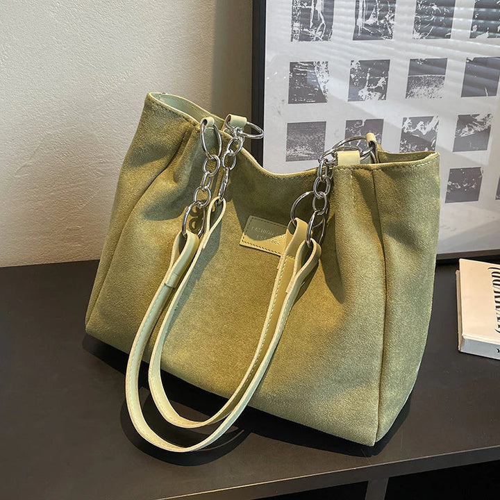 Freyja Sac Femme Sac en Suédine Décontracté & Élégant avec Design Moderne, vue 3