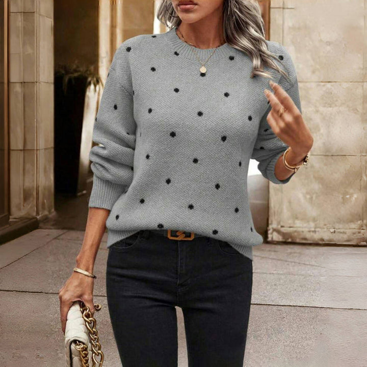 Pull en Maille à Pois pour femme, vue 4
