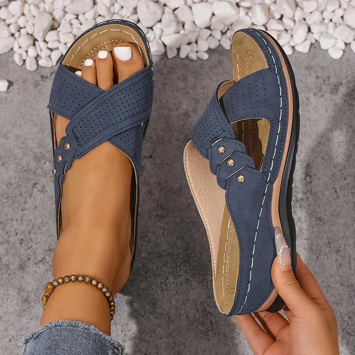 Sandales à Talon Compensé Chic pour femme, vue 2