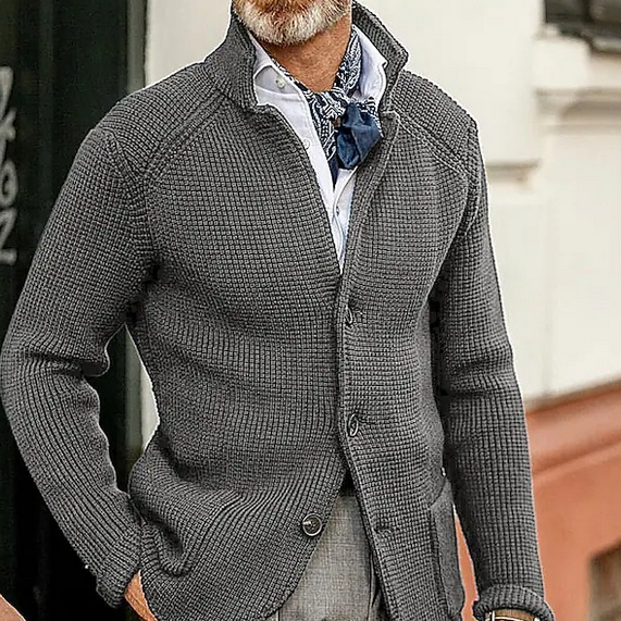 Edward Blazer Homme Vintage Col Montant Élégant, Manches Longues & Style Intemporel, vue 16