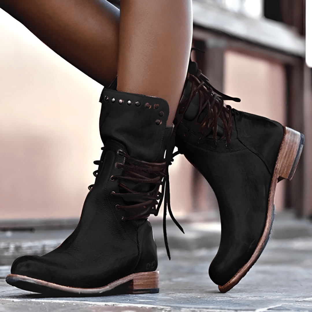 Alessia Bottines Femme Bottes en Cuir Véritable Élégantes & Durables au Style Chic, vue 6