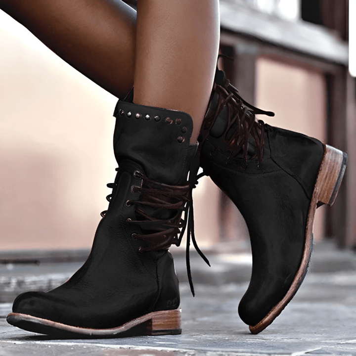 Alessia Bottines Femme Bottes en Cuir Véritable Élégantes & Durables au Style Chic, vue 6