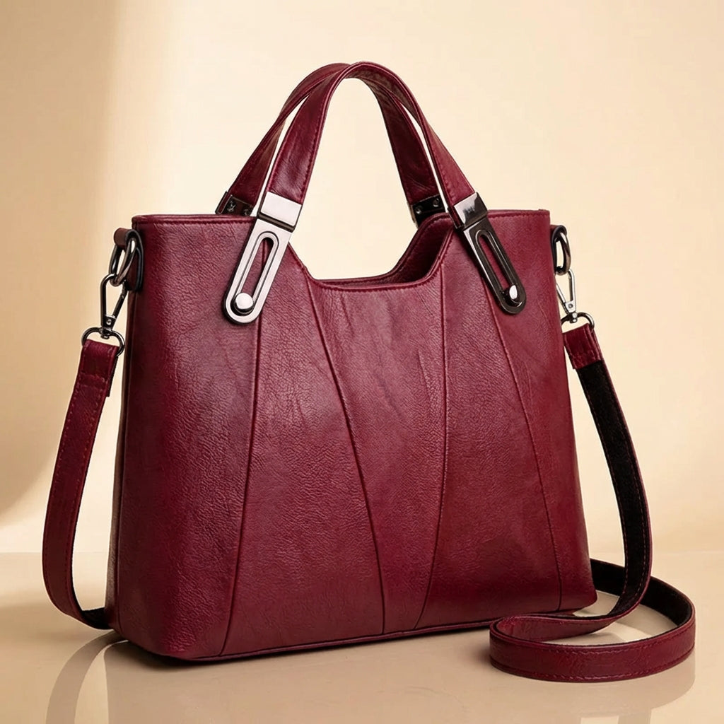 Women's Leather Handbag – Elegant Everyday Shoulder Bag