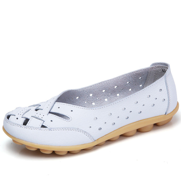 Luenama | Mocassins Confortables en Cuir pour femmes