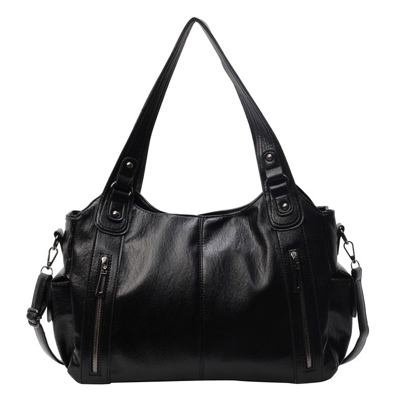 Dakota Sac Bandoulière Femme Sac en Cuir Élégant avec Bandoulière Réglable & Design Spacieu
