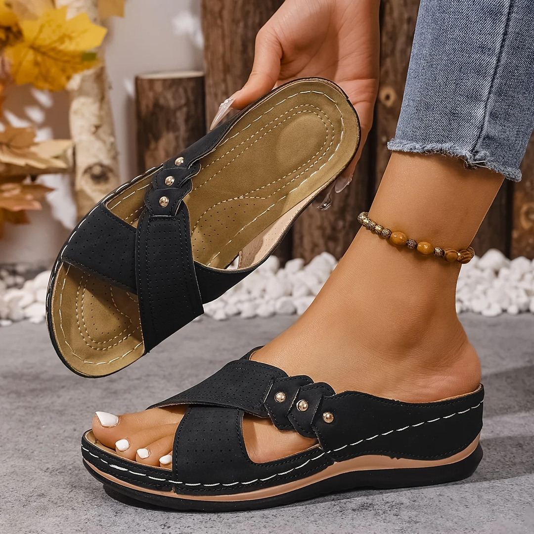Sandales à Talon Compensé Chic pour femme, vue 13