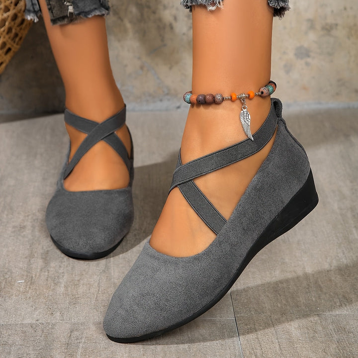 Élise® – Ballerines à brides croisées pour un confort raffiné