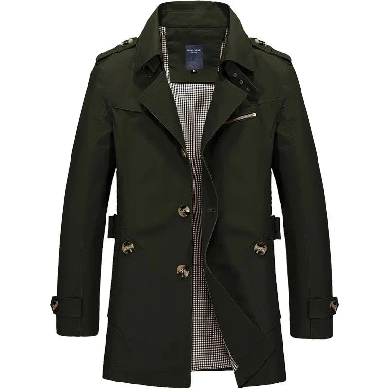 Veste d’Hiver Décontractée pour Homme Baron Style Mi-Long, Chaud et Raffiné, vue 3