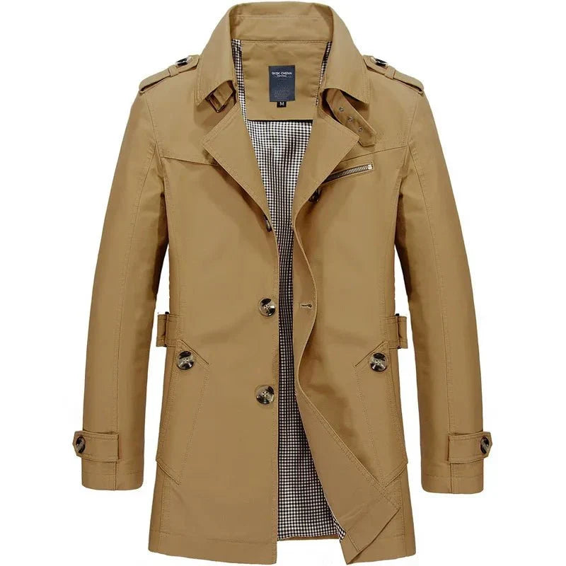 Veste d’Hiver Décontractée pour Homme Baron Style Mi-Long, Chaud et Raffiné, vue 2