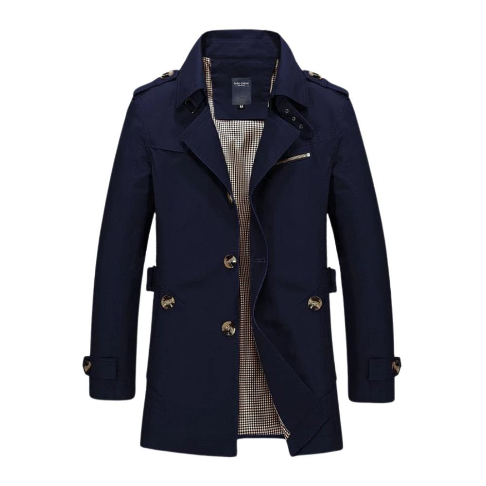 Veste d’Hiver Décontractée pour Homme Baron Style Mi-Long, Chaud et Raffiné, vue 4