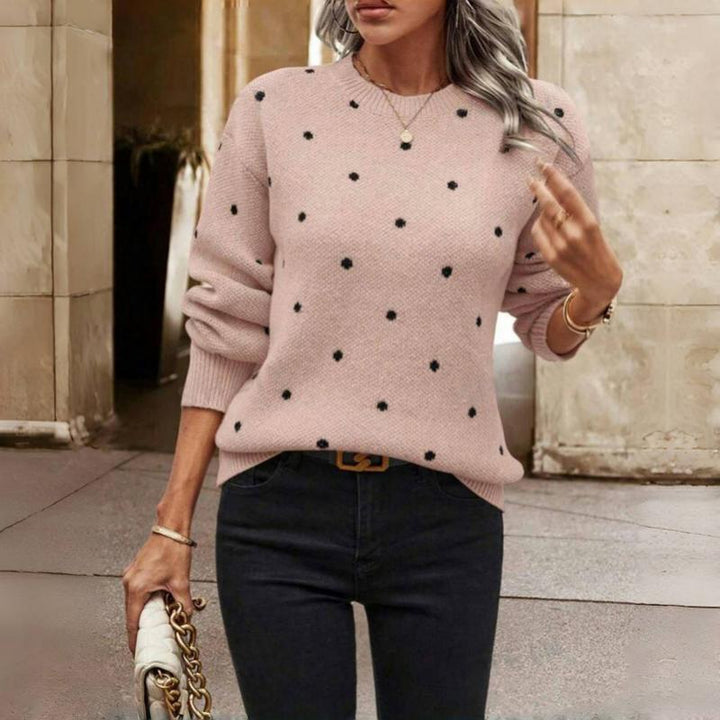 Pull en Maille à Pois pour femme, vue 5