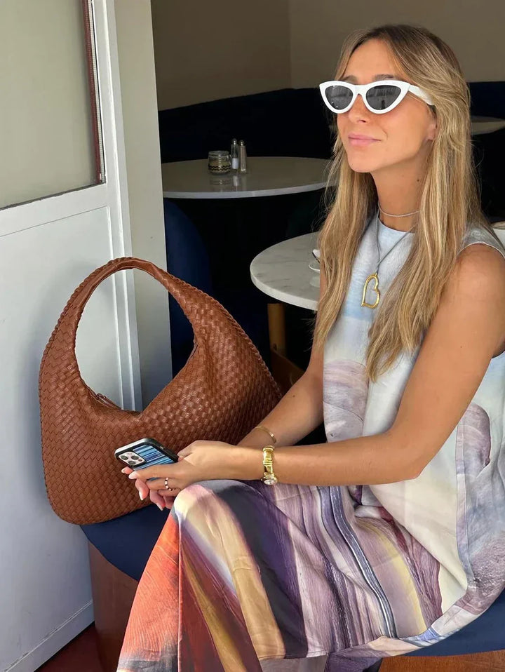 Louisa Sac Hobo Femme Tressé Élégant, Spacieux & Style Intemporel, vue 9