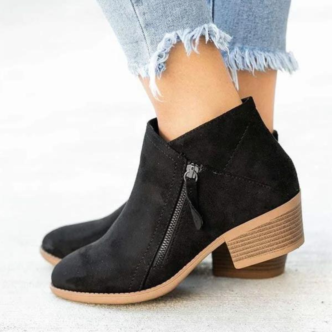 Aura Bottes Femme Bottines Artisanales Élégantes & Confortables avec Semelle Antidérapante, vue 3