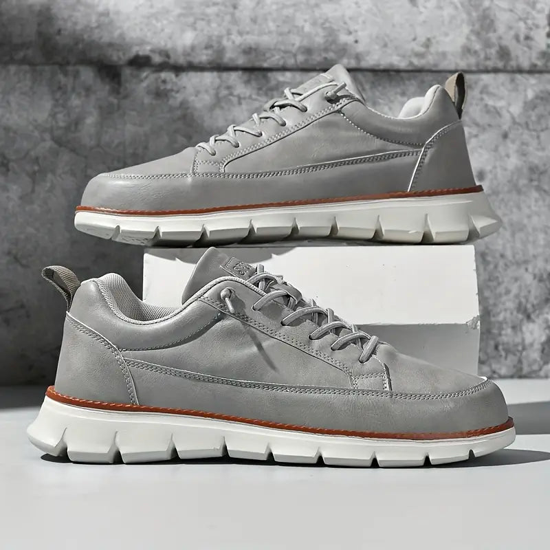 BASKETS EN CUIR AVEC SOUTIEN