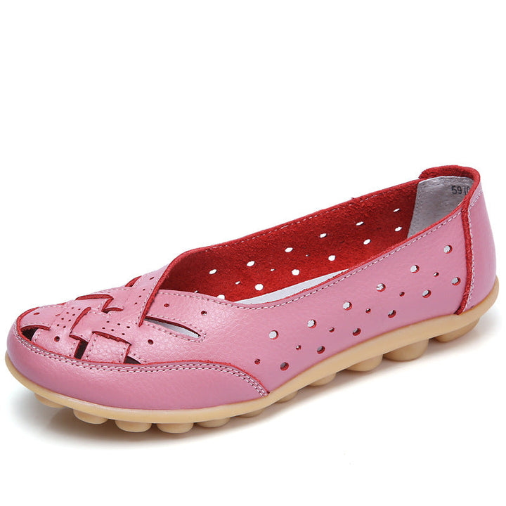 Luenama | Mocassins Confortables en Cuir pour femmes