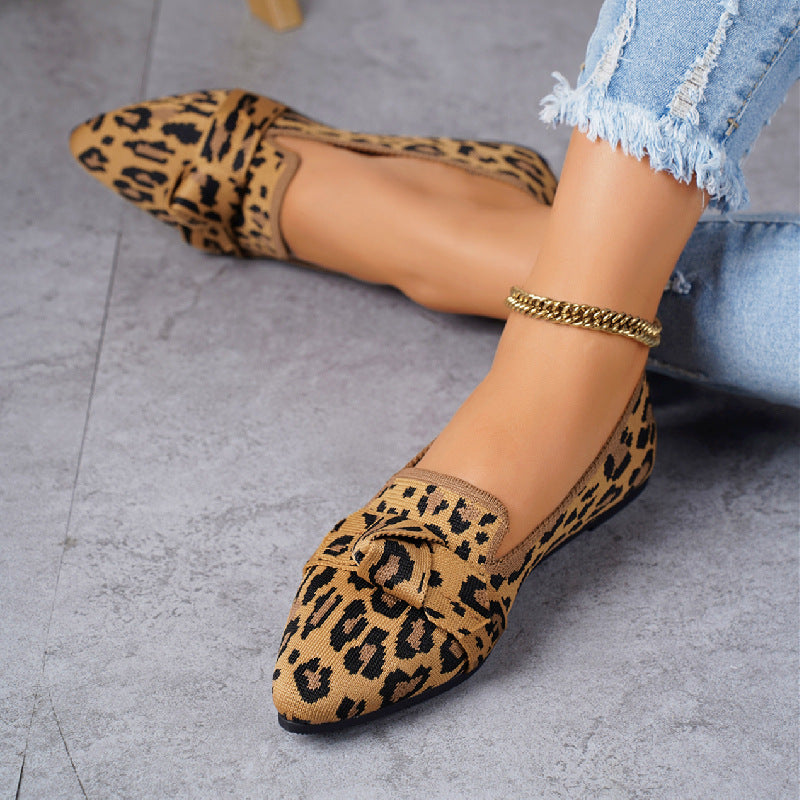 Victoria Ballerines Femme Chaussures Pointues en Maille avec Nœud Décoratif & Talon Plat, vue 5
