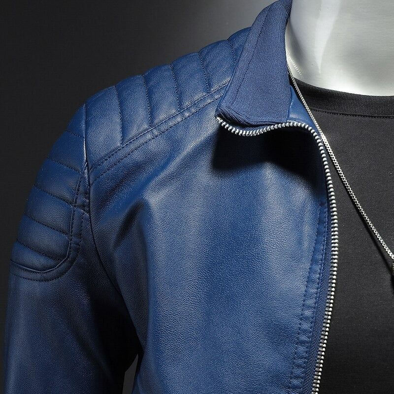Lance Veste Homme en Cuir Élégante, Confortable avec Coupe Régulière & Fermeture Éclair, vue 5