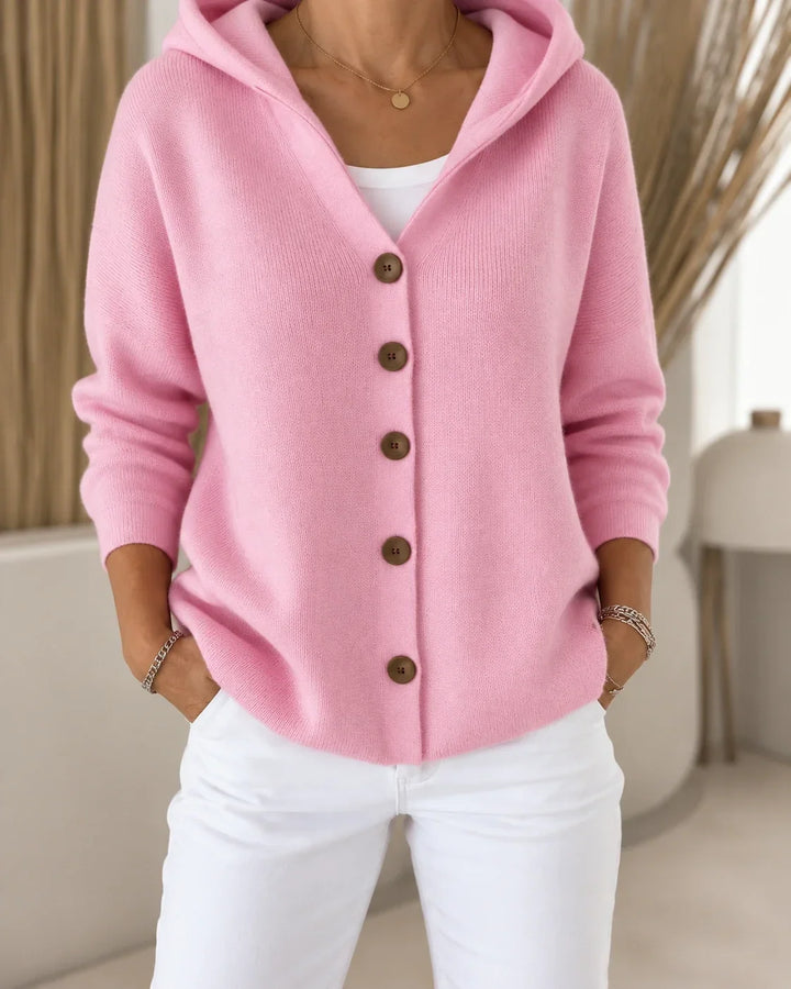 Cardigan léger femme à capuche