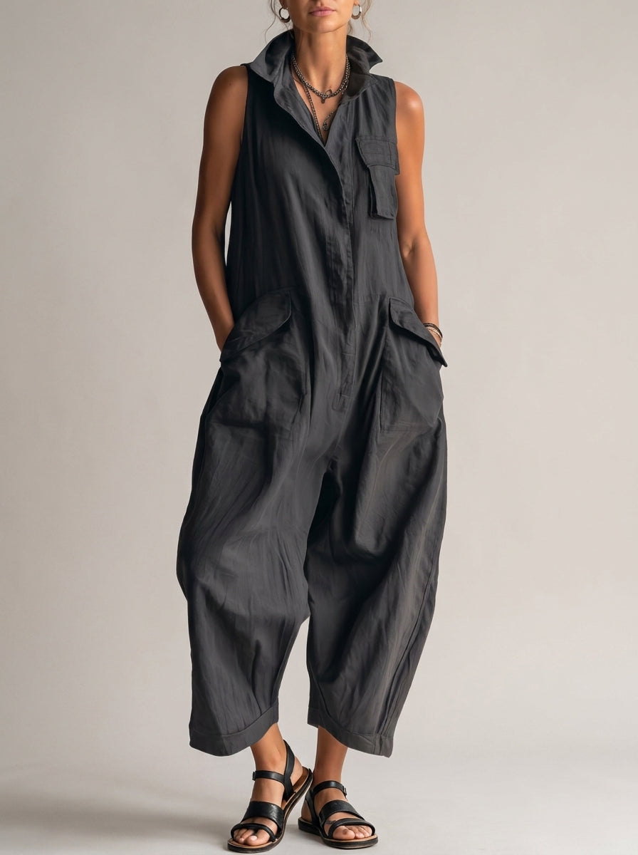 Combinaison femme sans manches