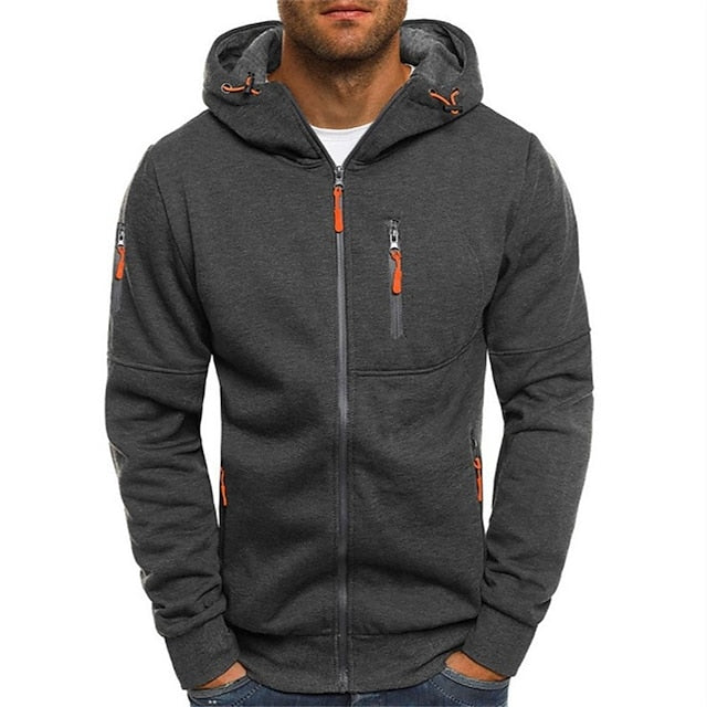 Jaron Hoodie Homme Sweat à Capuche en Coton Confortable & Polyvalent au Style Moderne, vue 4