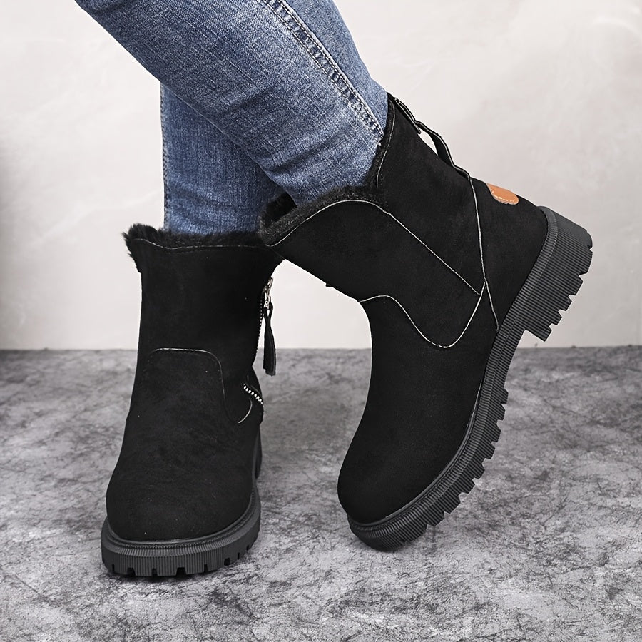 Maëlan | Bottines Chaudes à Doublure Confort