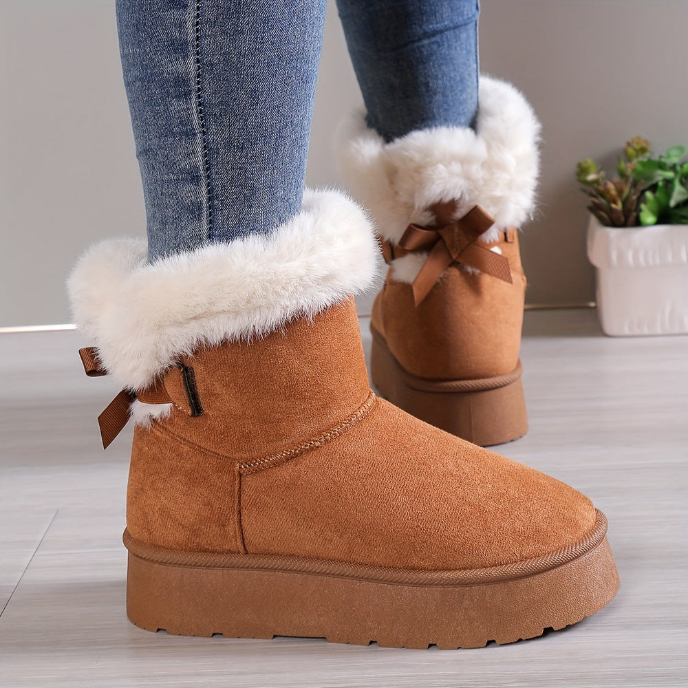 Zainab Bottes Hiver Femme Doublure Thermique Chaude & Semelle Antidérapante Confortable, vue 2