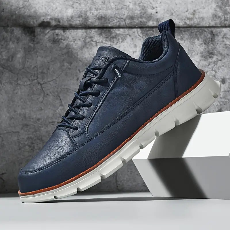 BASKETS EN CUIR AVEC SOUTIEN