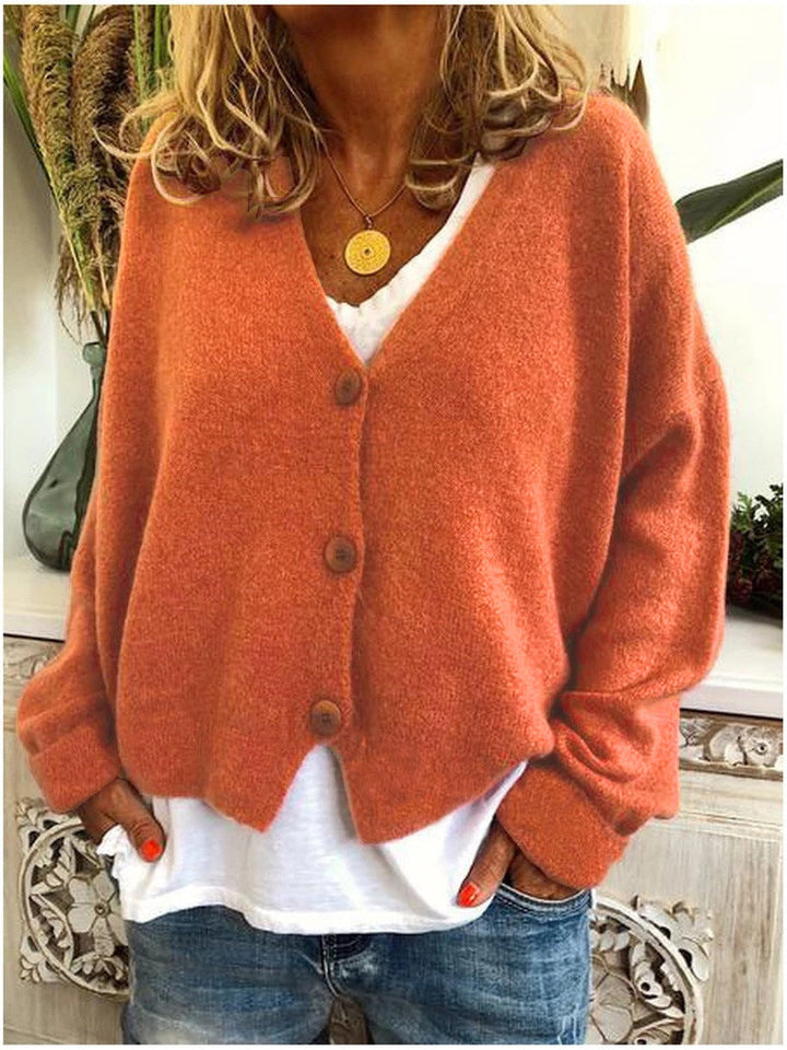 Rowyn Gilet Femme Gilet Confortable à Maille Douce avec Décolleté en V Élégant