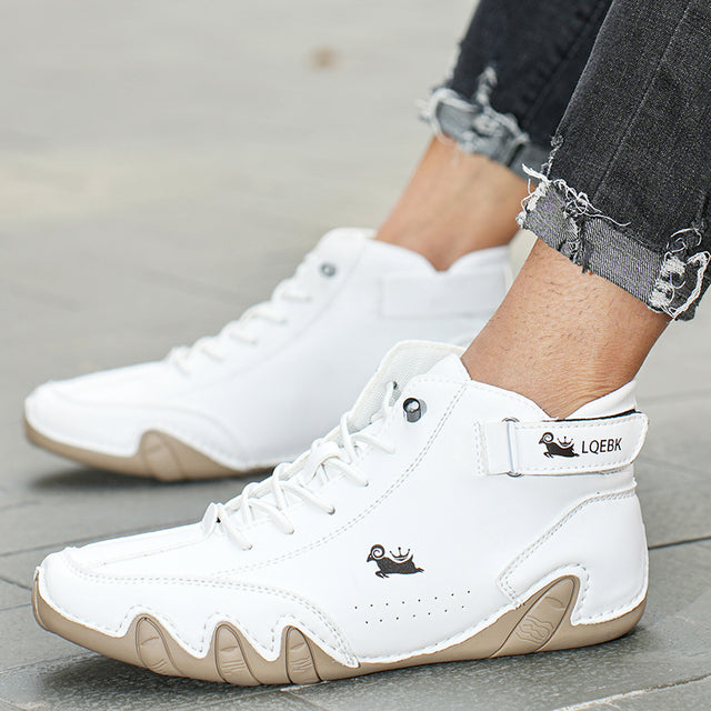 Émeline Chaussures en cuir antidérapantes ultra-confortables Femme