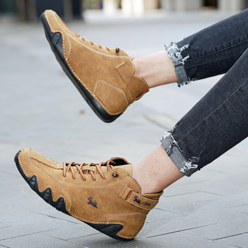 Émeline Chaussures en cuir antidérapantes ultra-confortables Femme
