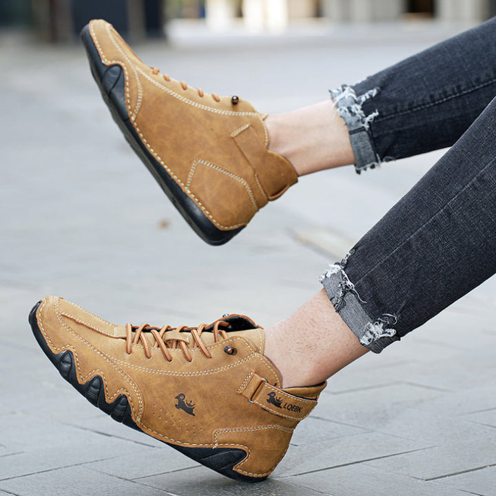 Émeline Chaussures en cuir antidérapantes ultra-confortables Femme