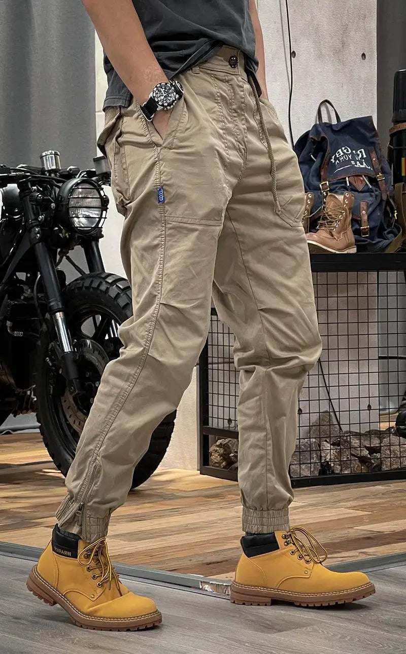 David Pantalon Homme Pantalon Cargo Stretch avec Spandex Confortable & Polyvalent, vue 2
