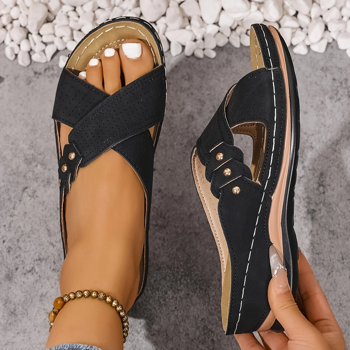Sandales à Talon Compensé Chic pour femme, vue 5