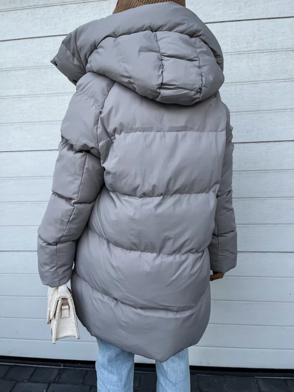 Sheila Manteau Femme d’Hiver Chaud, Épais avec Capuche Intégrée & Fermeture Éclair, vue 5