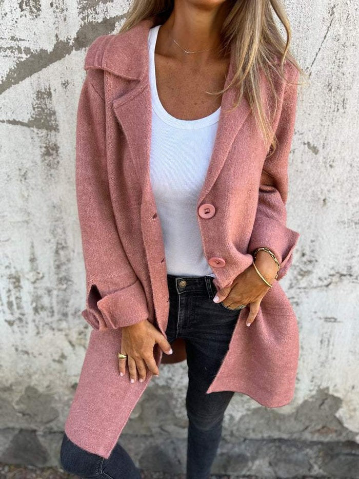 Sophie Femme Manteau Printemps Manteau en Laine Élégant & Léger pour Mi-Saison