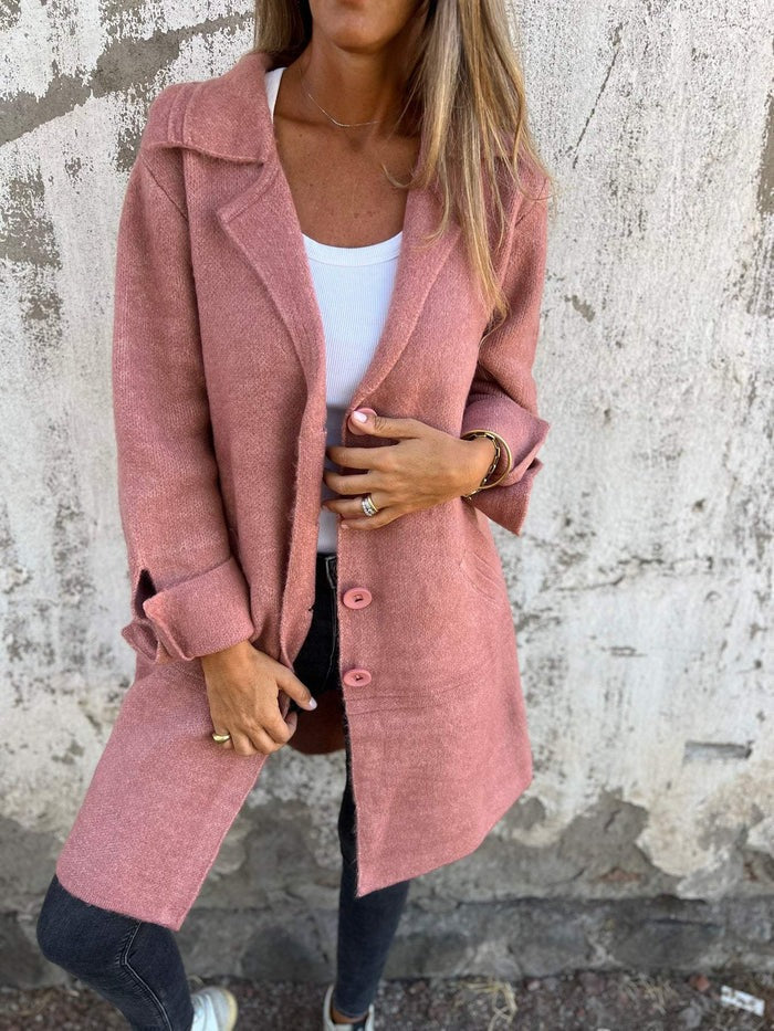 Sophie Femme Manteau Printemps Manteau en Laine Élégant & Léger pour Mi-Saison, vue 2