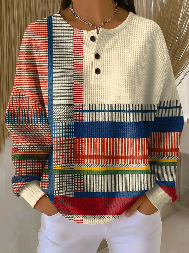 Pull en Tricot Gaufre pour femme, vue 16