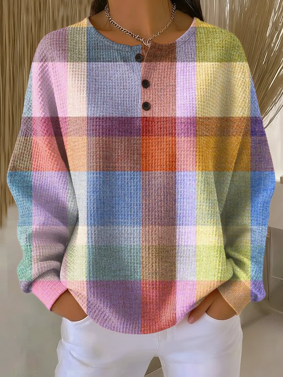 Pull en Tricot Gaufre pour femme, vue 14