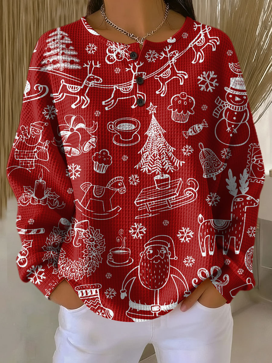 Pull en Tricot Gaufre pour femme, vue 13