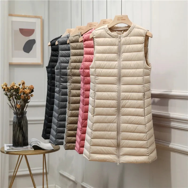 Premier Veste Femme Doudoune Sans Manches Ultra Légère & Idéale pour le Printemps