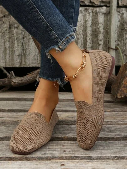 Muria | Chaussures plates basses d'été à bout rond pour femmes