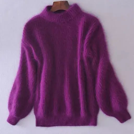 Emilie Pull Femme Pull en Laine Tricoté Lâche Confortable & Élégant au Style Moderne, vue 5