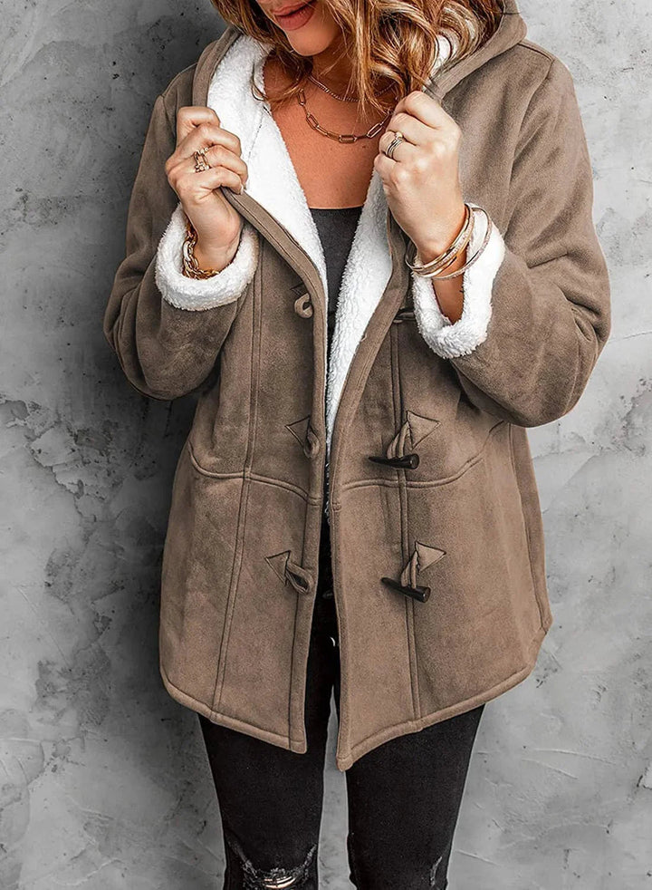 Liana Veste Femme Hiver Chaude, Doublure Confortable avec Capuche & Style Décontracté, vue 2