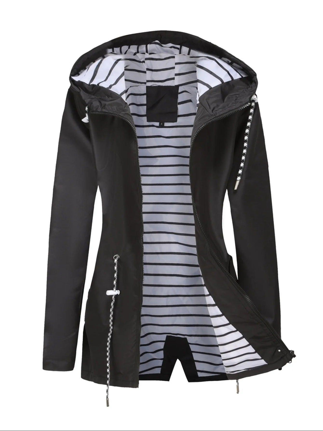 Arianna Veste Femme Imperméable Manteau Léger avec Capuche & Doublure Confortable Automne