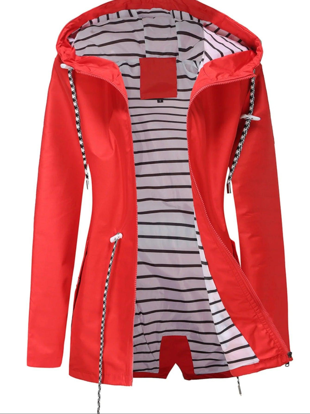 Arianna Veste Femme Imperméable Manteau Léger avec Capuche & Doublure Confortable Automne, vue 4