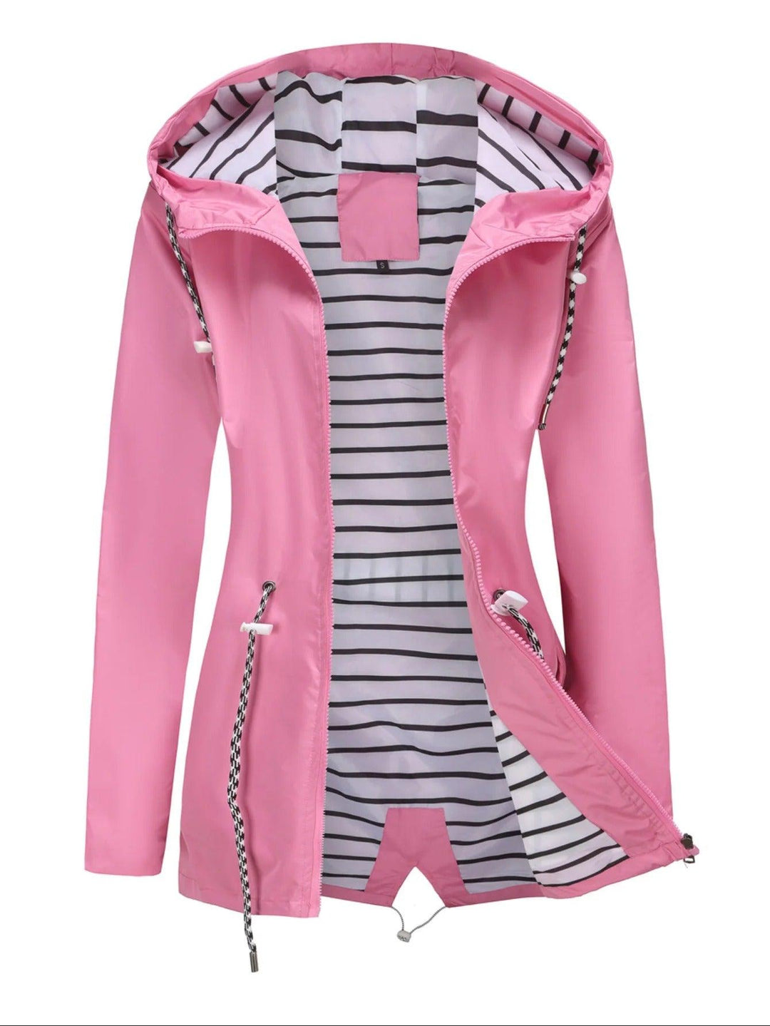 Arianna Veste Femme Imperméable Manteau Léger avec Capuche & Doublure Confortable Automne, vue 5