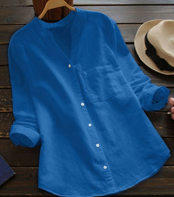 Seriasa | Chemise décontractée en lin et coton pour femme