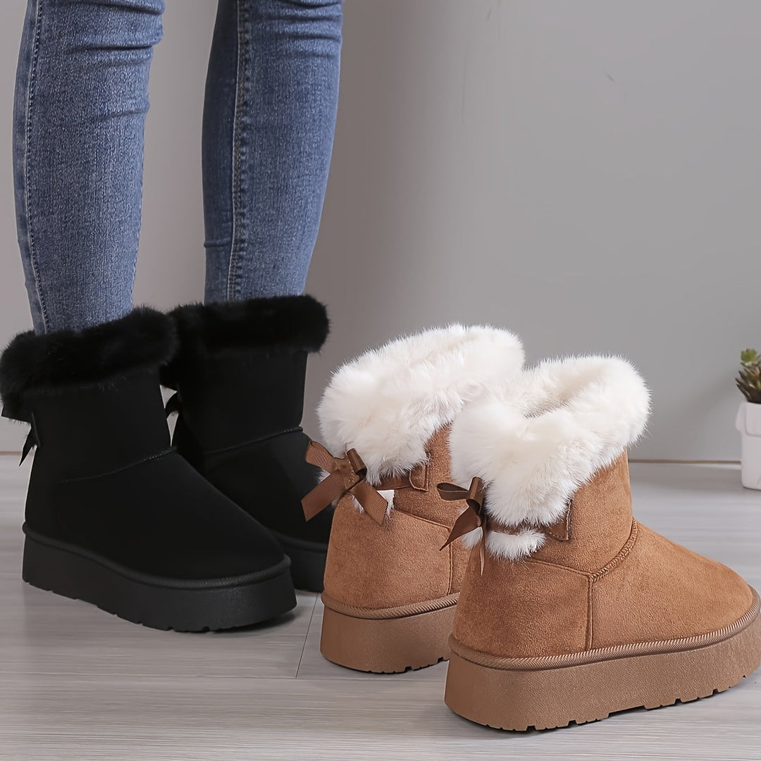Zainab Bottes Hiver Femme Doublure Thermique Chaude & Semelle Antidérapante Confortable